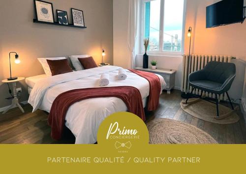 Nevers Apartment | Le Sorbier, Style Appart'Hôtel, vers la gare, by PRIMO C0NCIERGERIE