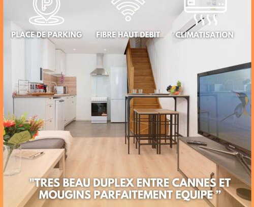 Le Cannet Apartment | Le Val By ApiRent #Duplex #Climatisation