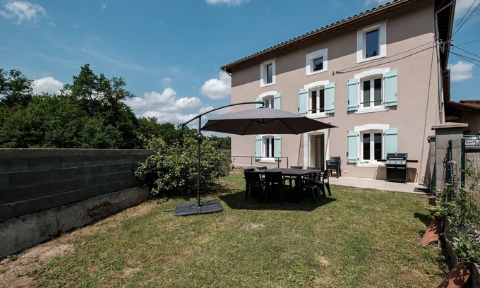 Peschadoires House | Le Verdier - Charmante maison pour 10 avec jardin