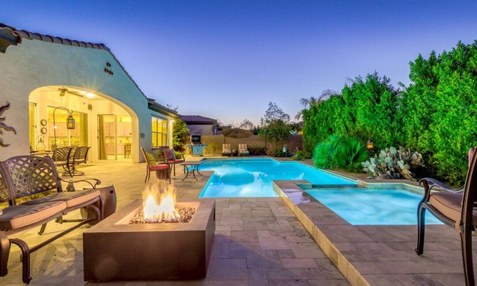 Queen Creek House | Legacy Sport Complex, Heated Pool, Spa, and Firepit!