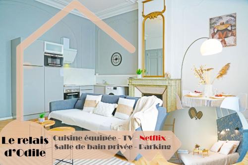 Valenciennes Apartment | LeRelaisdOdile1 - Appart Luxe - Idéal Couple & PRO - Hyper Centre - Valenciennes - Tramway - ParkingPossible - Entrée Autonome