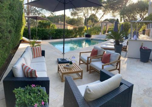 Boulouris-sur-Mer House | "LES ALIZES" Côté PISCINE PROCHE BORD DE MER