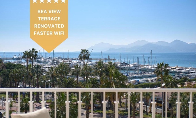 Pointe Croisette Apartment | Les DUNES 3 BEDS CROISETTE BEACHES Sea VIEW