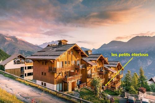 Puy-Saint-Vincent Apartment | LES PETITS ETERLOUS Appartement T3 36m2 à Puy St Vincent 1800 Alpes du sud 6 personnes parking privé couvert