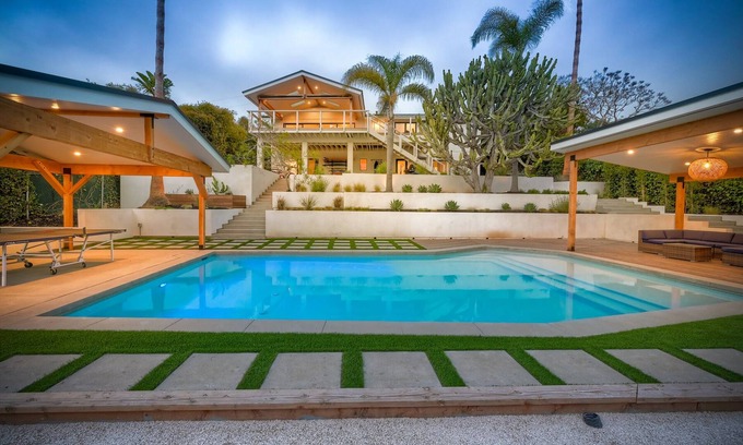 Leucadia House | Leucadia beach house; pool, ocean view & walkable