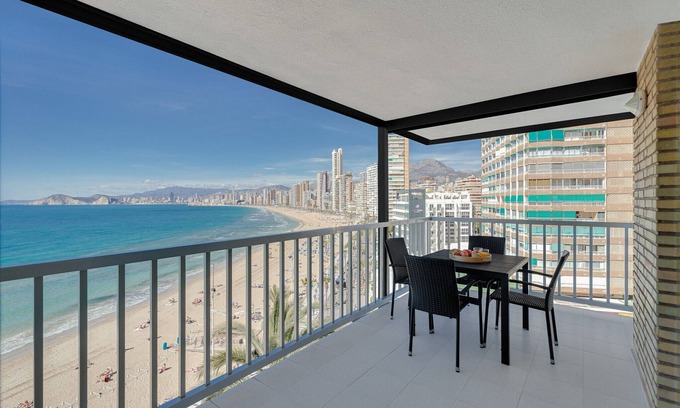 Benidorm Apartment | Levante Sunset Front line apartment Almadraba (R020)