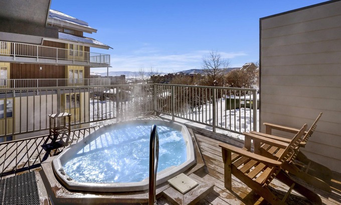 Steamboat Springs Condo | Lift Tickets Heart Of The Base with Private Deck & Fireplace