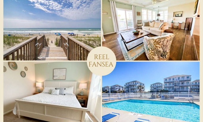Emerald Isle Condo | Light & Airy Oceanside Escape - Beach, Pool, & Pickleball/Tennis!
