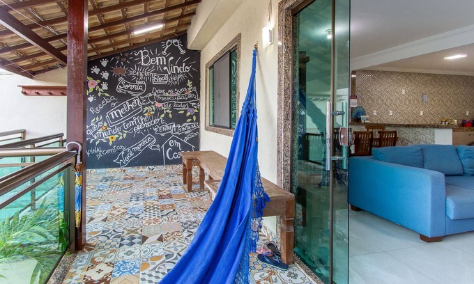Sao Jose House | Line Rio-House Family 3 Bedrooms, Garage, Pool, Barbecue, Wifi