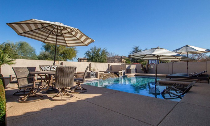 Litchfield Park House | Litchfield Park Retreat with Backyard Oasis, Cardinals Stadium and Casinos