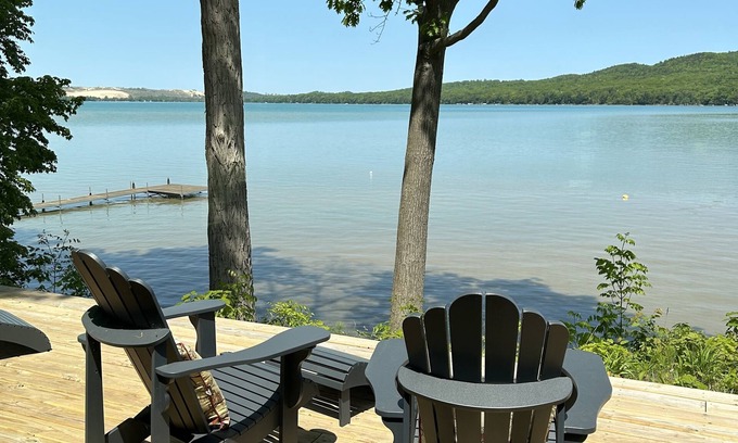 Empire House | Little Glen House with 100 feet of frontage, huge deck, dock, and boat mooring