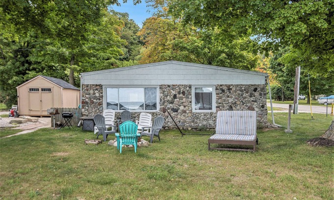 Onekama Cottage | Little Stone Cottage in Onekama