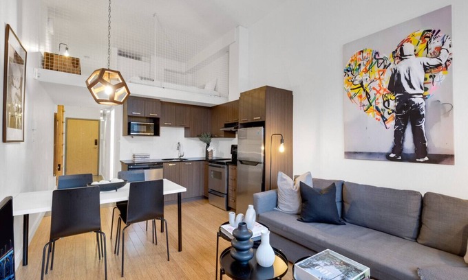 Plateau Mont Royal Apartment | LiV MTL Main-306 Spacious 1BR Suite + Mezzanine