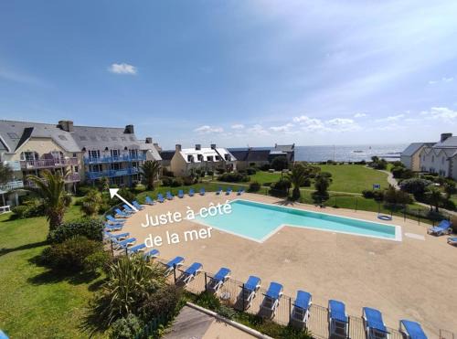 Guilvinec Apartment | LocaLise au Guilvinec - B5 - Plain-pied avec piscine et jardin - Tout à pied, plage, port, centre, commerces, marché - Wifi inclus - Linge de lit inclus - Animaux bienvenus