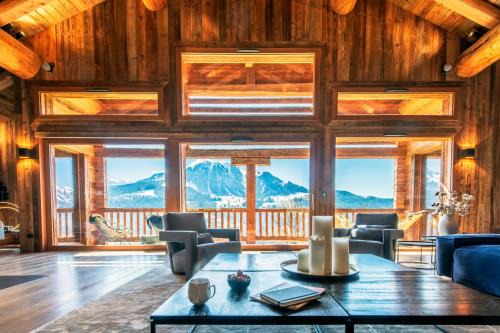 Manigod House | Lodge Les Murailles Luxury Unique Alpin Chalet Manigod La Clusaz
