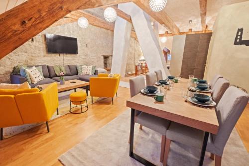 Fribourg Apartment | Loft avec vue sur la Cathédrale de Fribourg