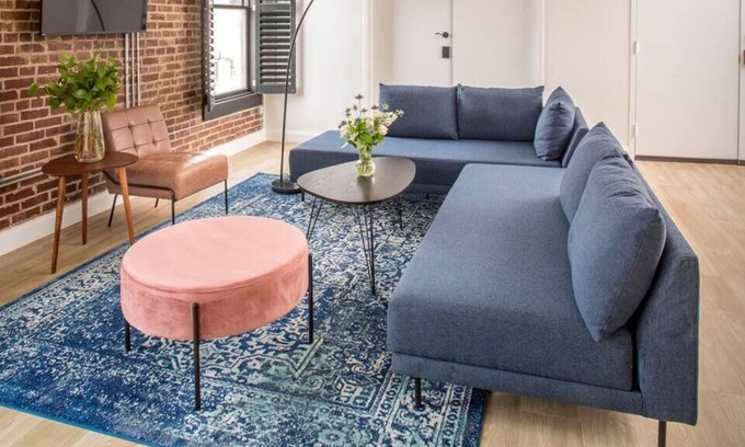 South Main Historic District Apartment | Loft-Style 2-BR Apt in Boutique Hotel