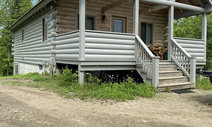 Newry Cabin | Log cabin~hiking, hunting, skiing, with direct snowmobile trail access.