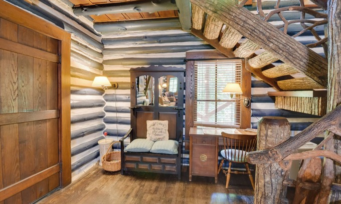 Rocky Bottom Cottage | Log Cabin Rental Near Table Rock State Park!