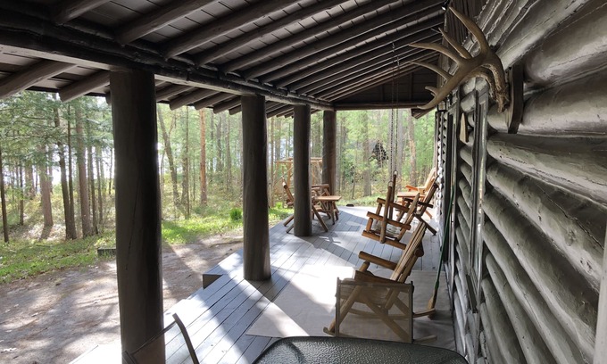 Gaylord Cabin | Log Cabin-Very Private-Over 300-Feet Waterfront