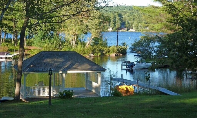 North Bridgton Condo | Long Lake Waterfront, Dock Space, Tennis Court