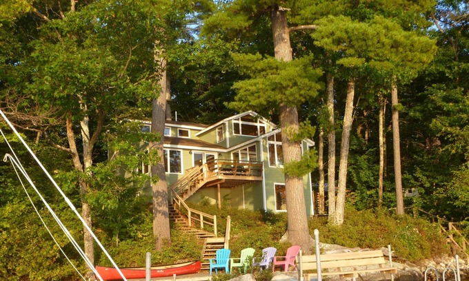 Harrison Cottage | Long Lake Waterfront, Harrison, Sleeps 8, Sunsets, Swimmimg