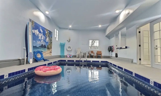 Loveland House | Loveland Oasis w/Indoor Heated Pool & Game Room