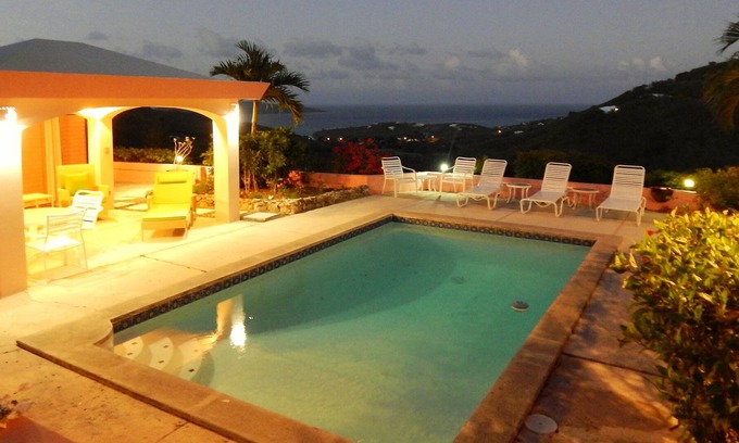 Christiansted Villa | Lovely 4bed/4bath Caribbean Villa w/ Amazing Views!!Private Pool, A/C Throughout