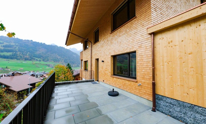 Zweisimmen Apartment | Lovely apartment for 4 people with WIFI, TV and balcony