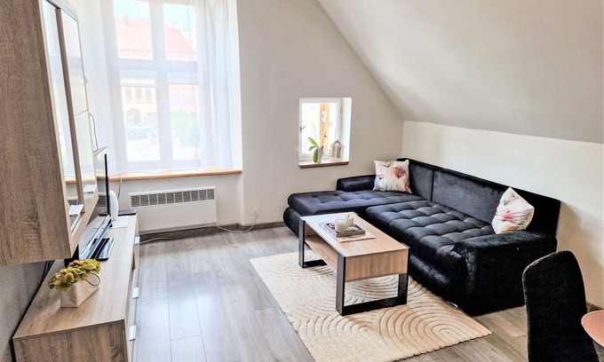 Broumov Apartment | Lovely apartment for 4 guests with WIFI, TV and parking