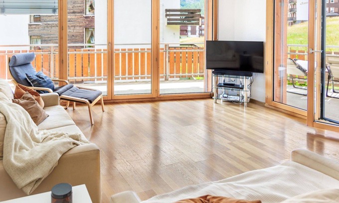 Saas-Fee Apartment | Lovely apartment for 6 guests with WIFI, TV and balcony