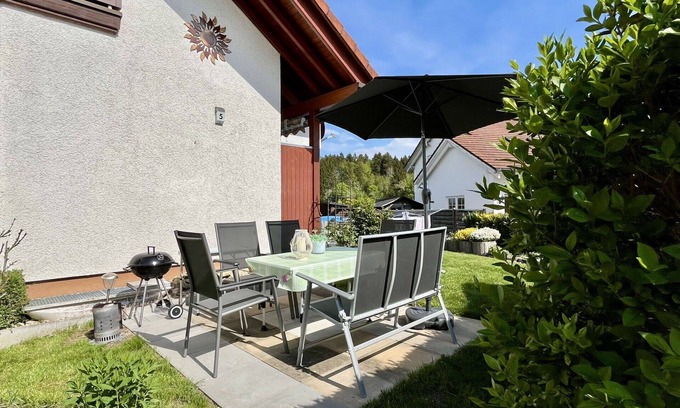 Loffingen Apartment | Lovely apartment for 6 guests with WIFI, TV, patio, panoramic view and parking