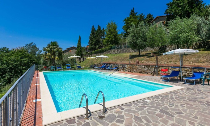 Bivio Pozzo Apartment | Lovely apartment for 6 guests with pool, WIFI, TV, patio, panoramic view and parking