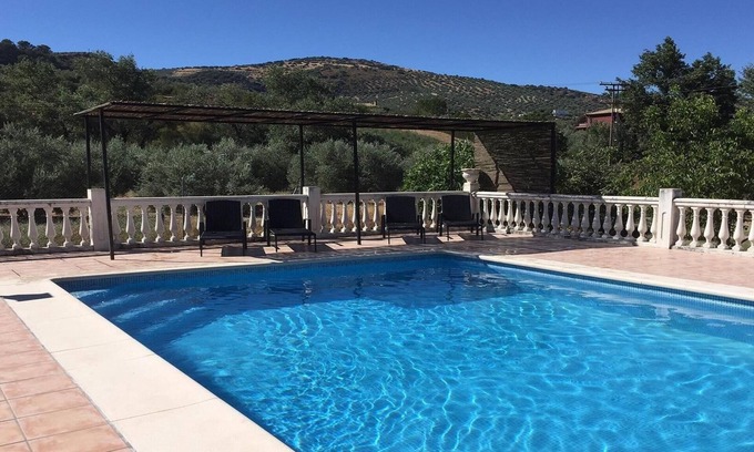 Montefrio House | Lovely country house, walking distance to Montefrio, with private, gated pool