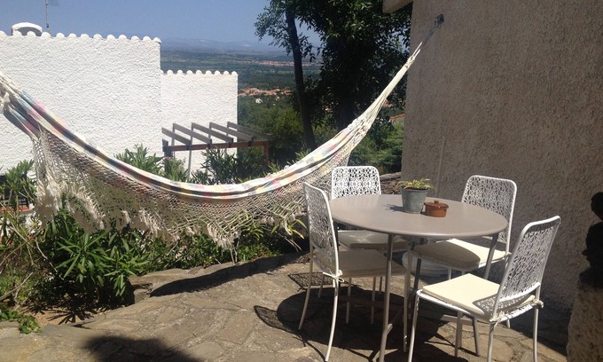 Laroque-des-Alberes Apartment | Lovely one bedroom apartment on the ground floor with terrace and parking.