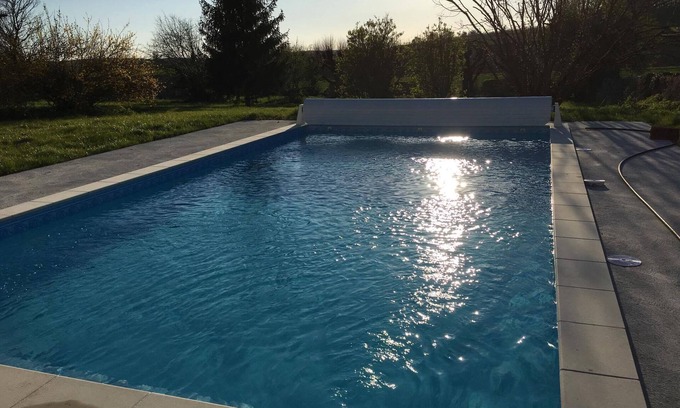 Saint-Maigrin House | Lovely relaxing Charente Maritime family holiday home, heated pool, dog friendly