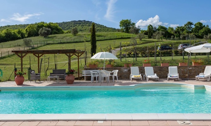 Piegaro Villa | Lush Rural Retreat With Private Pool & BBQ Area