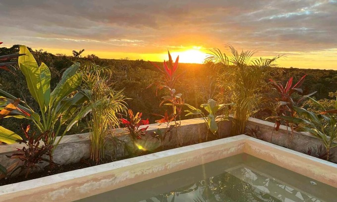 Chemuyil Apartment | Lush Tulum Rooftop Condo with Ensuite Pool & Wifi