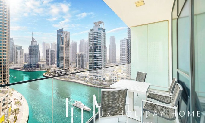 Al Sufouh 2 Apartment | LUX Contemporary Suite Marina View 3
