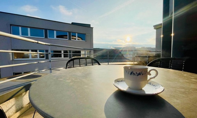 Gare Apartment | Lux Penthouse - Terrace, Gym & Parking