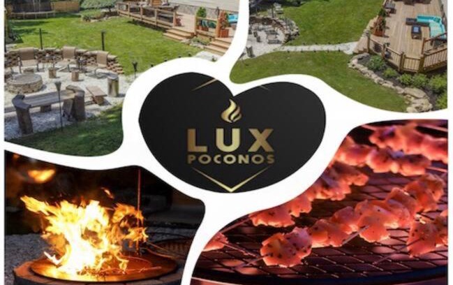 East Stroudsburg House | LUX Poconos Fire Pit Game Room Sauna Outdoor Netflix Custom Bar
