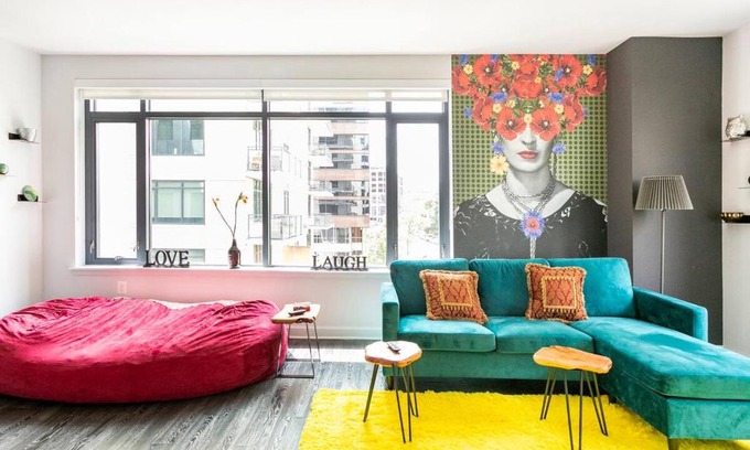 Ballston Apartment | Luxe 1 Bdrm *Rooftop deck* Gym - Free Garage Parking!
