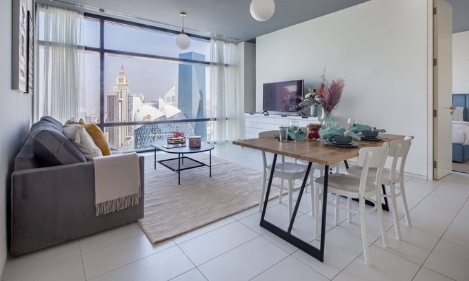 DIFC Apartment | Luxe 1BR Residence w/ Stunning Cityscape in DIFC