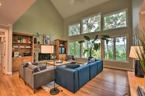 Big Canoe House | Luxe Big Canoe Resort Home with 3 Decks and Mtn Views!