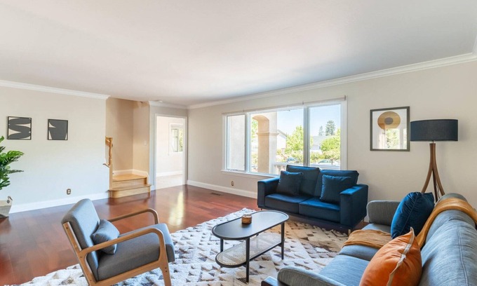 Cambrian House | Luxe Los Gatos 5BR w/Backyard, close to Trails & Wineries, by Blueground