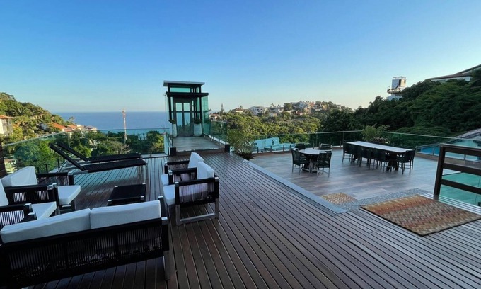 Joatinga House | LUXOBRASIL #RJ752 Mansion Le Joux 04 Suites and 02 Rooms Joá Seasonal Rent