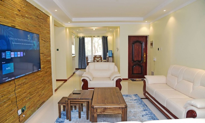 Ruiru Apartment | Luxurious 2BR Retreat with Upscale Touches and 24/7 Security