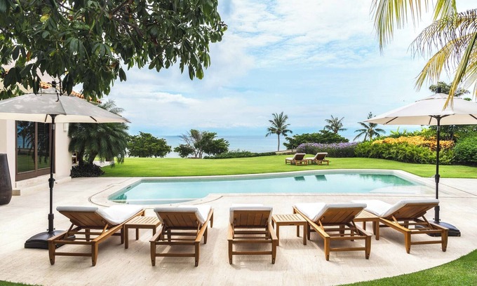 Punta de Mita Villa | Luxurious 5 Star Oceanfront Villa/Private Pool/In Gates/Staff Service