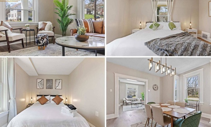 Roselawn Finance House | Luxurious 6BR Entire DUPLEX Home near Airport