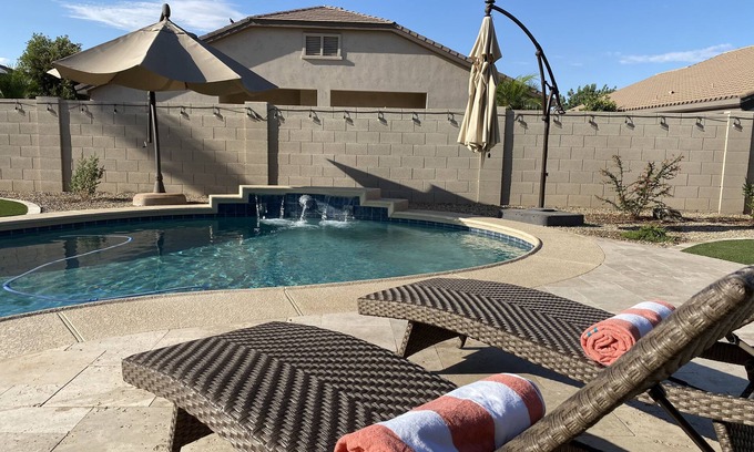 Wigwam Creek South House | Luxurious desert home with pool and game rooms!
